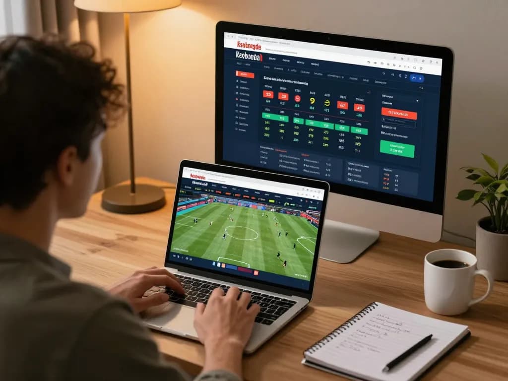 Analyzing live betting odds on keobongda website during an intense sports match