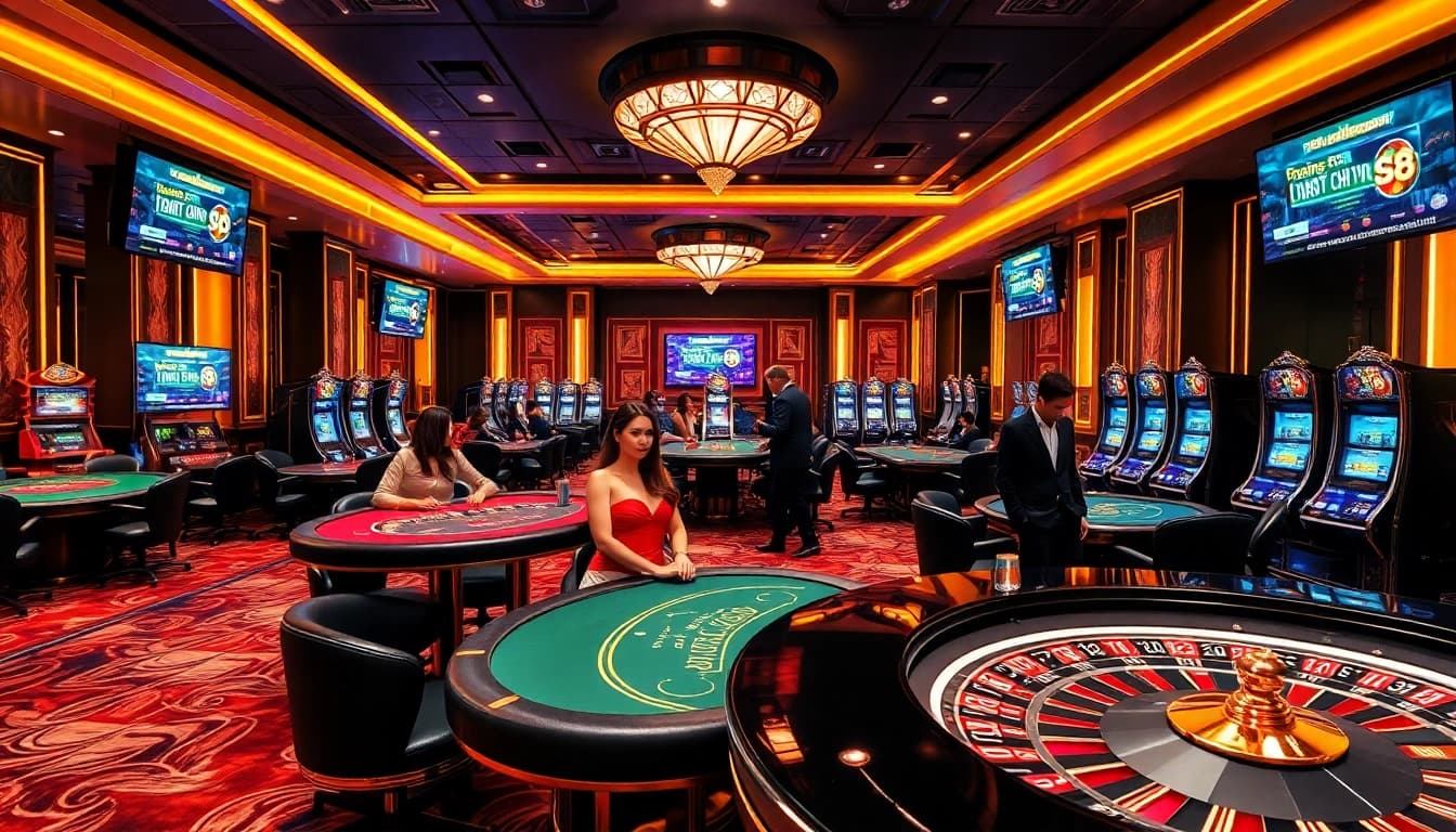 Experience thrilling gameplay on the trang chủ s8 platform with vibrant casino elements and engaged players.