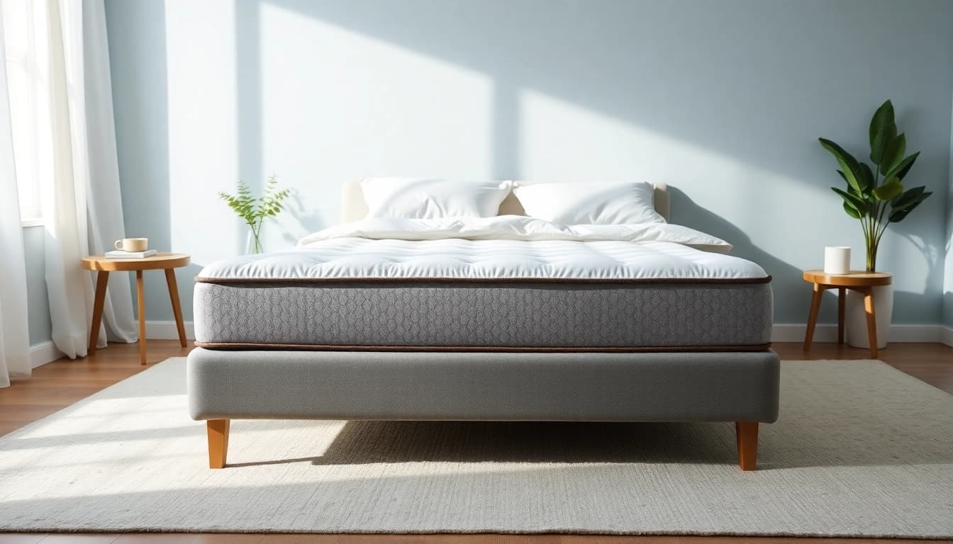 Showcasing the twin mattress size in a cozy, decorated bedroom environment highlighting relaxation.