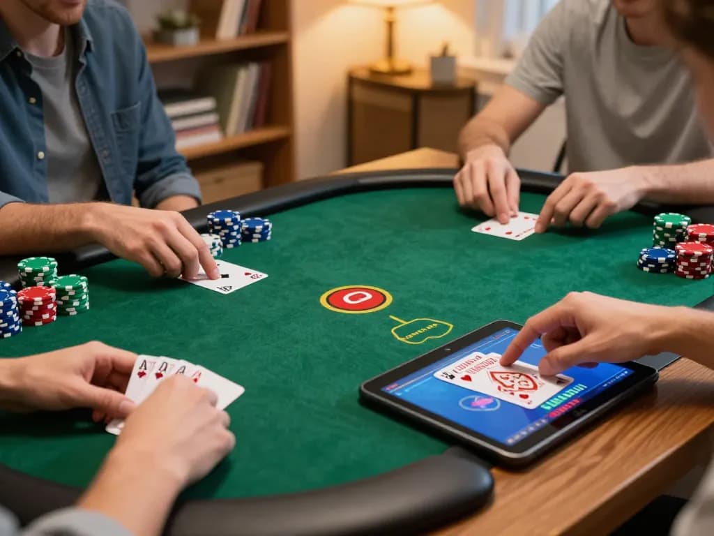Experience strategic online poker gameplay with 789winii in a cozy home setting.