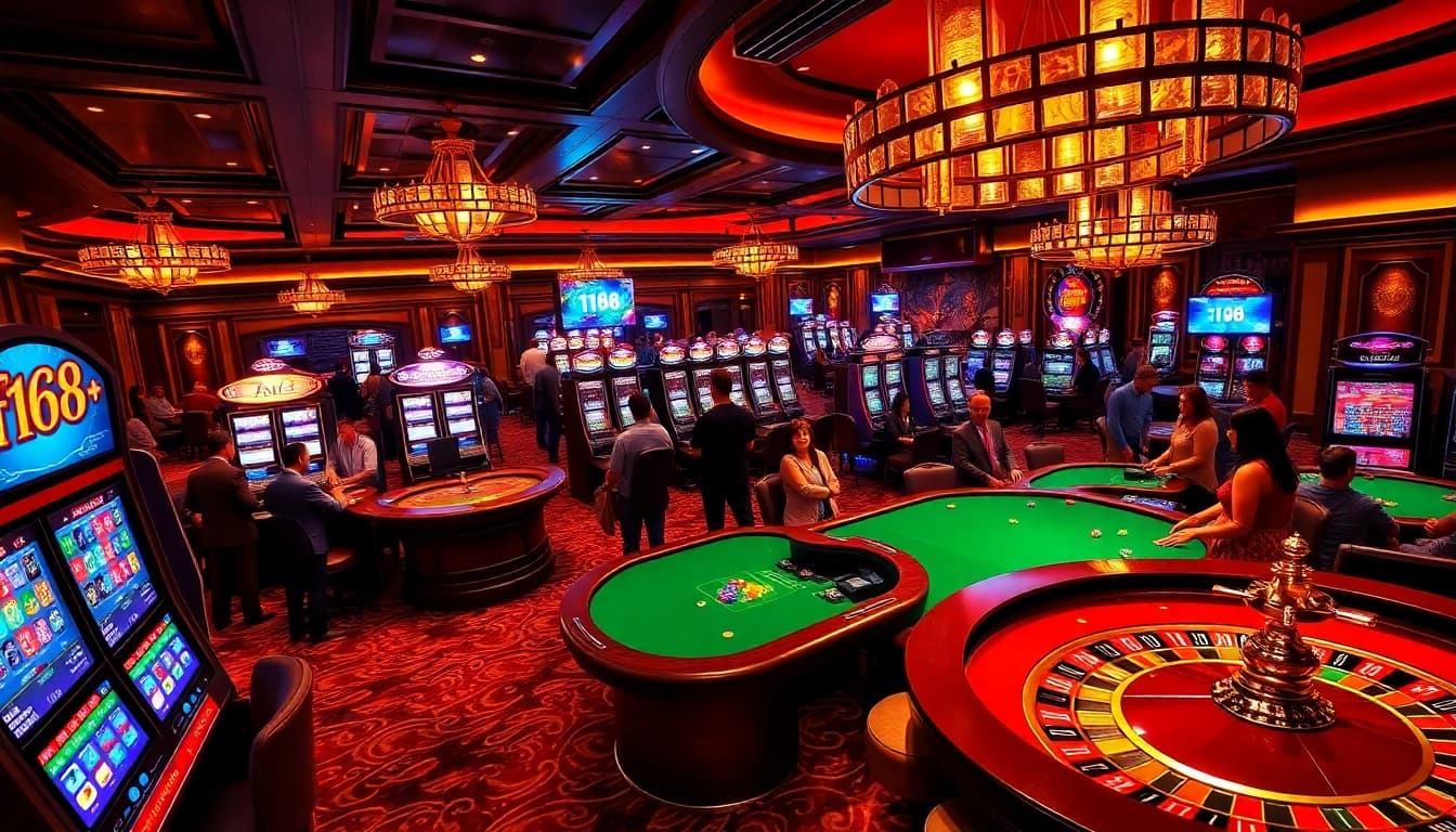 Experience thrilling gameplay at f168 with engaging slot machines and roulette tables.