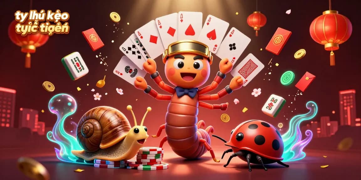 Watch the thrilling tỷ lệ kèo trực tuyến experience with a playful dealer and high-roller characters.