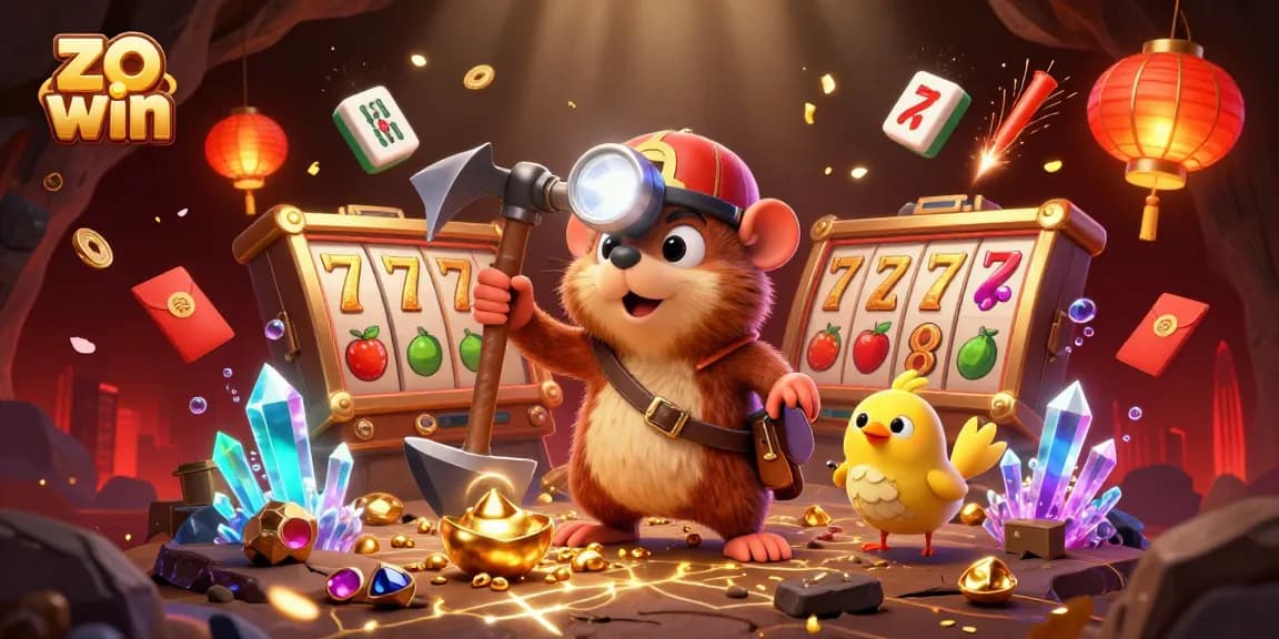 Win exciting rewards at Zowin with a vibrant, engaging casino gaming illustration.