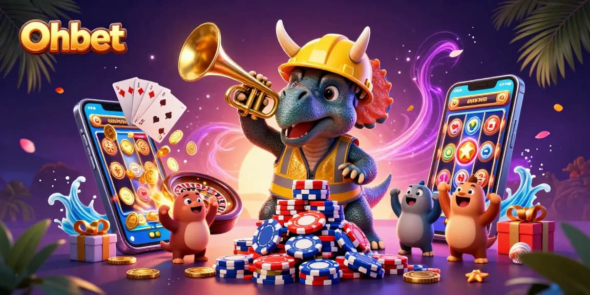 Experience the thrills of Oxbet casino with lively characters celebrating jackpot wins among vibrant gaming elements.