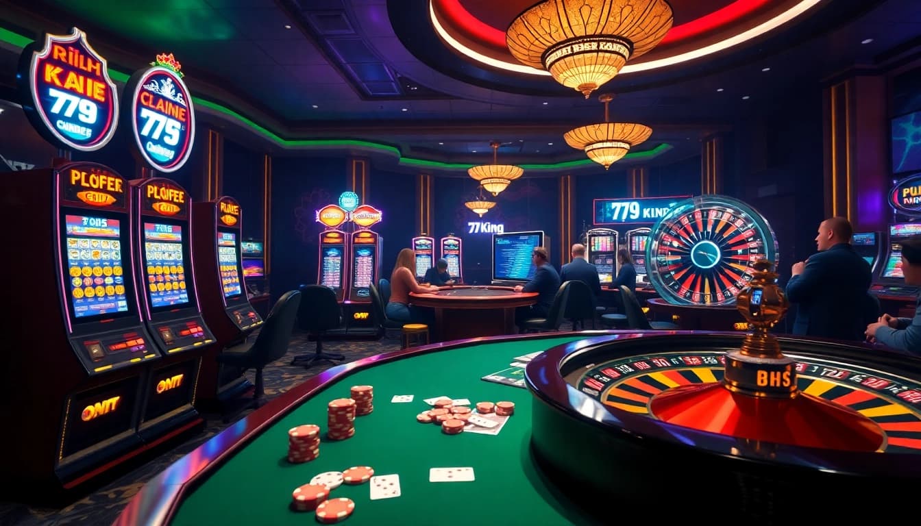 Experience the thrill of gaming at 79KING with vibrant casino tables and exotic gameplay.