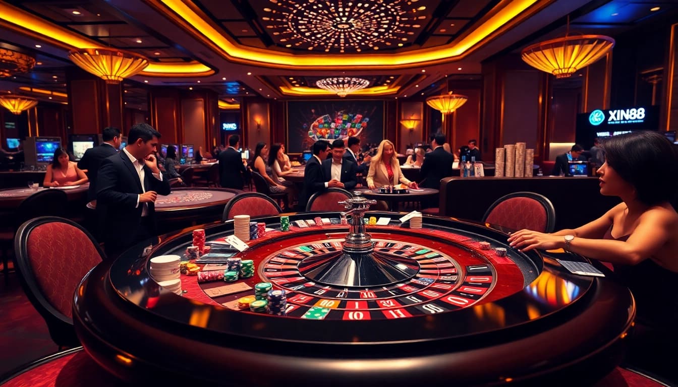 XIN88 offers a professional casino experience with engaging gaming action and vibrant settings.
