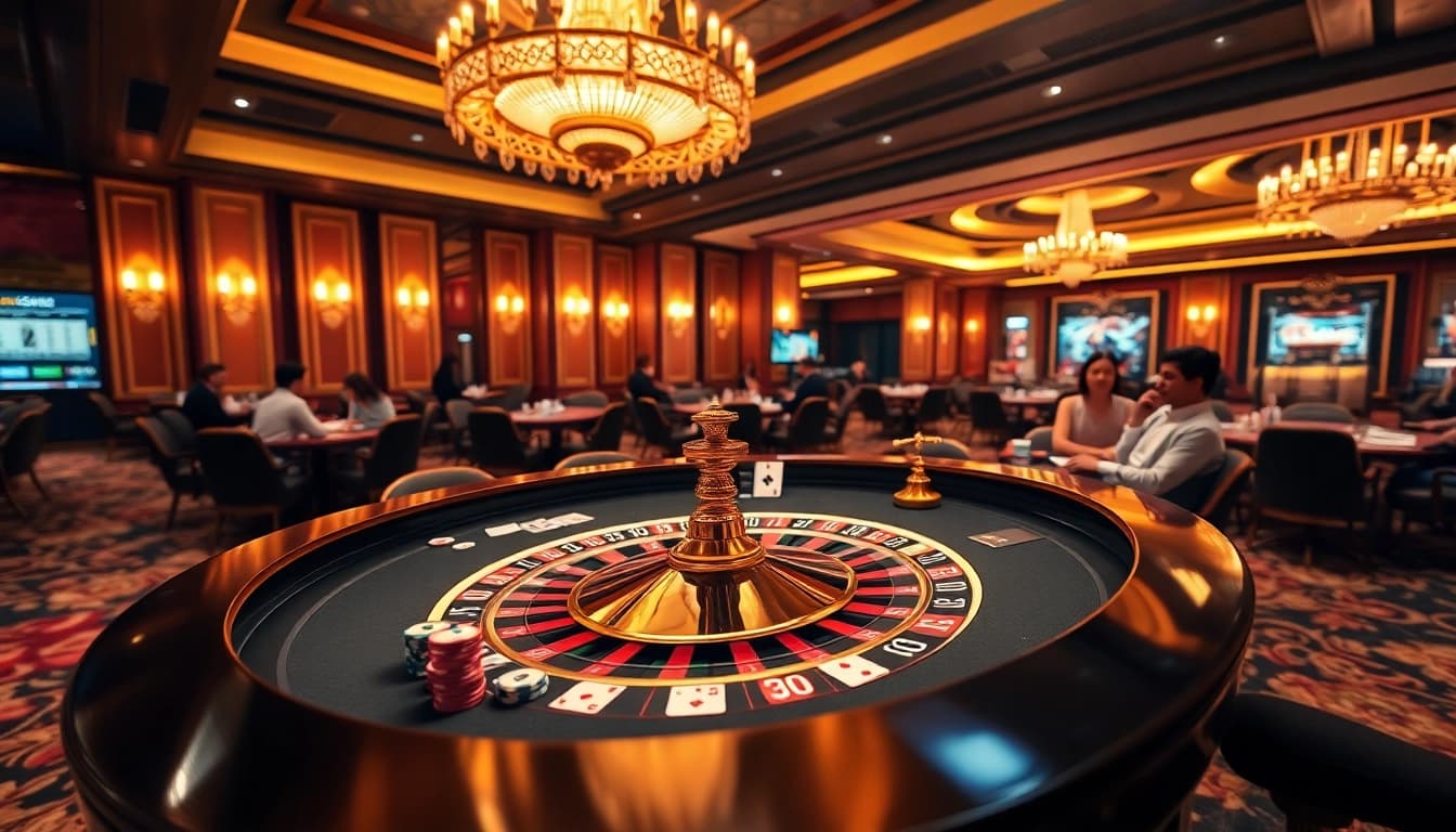 Experience luxury gaming at https://af88.bid/ with stunning roulette and poker action in a lavish casino setting.