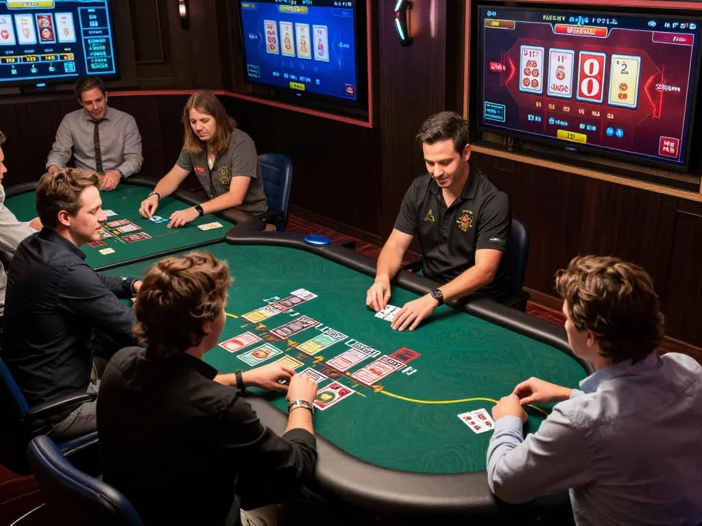 Players engaging with the uu8855 online casino's live blackjack table, showcasing an interactive game atmosphere.
