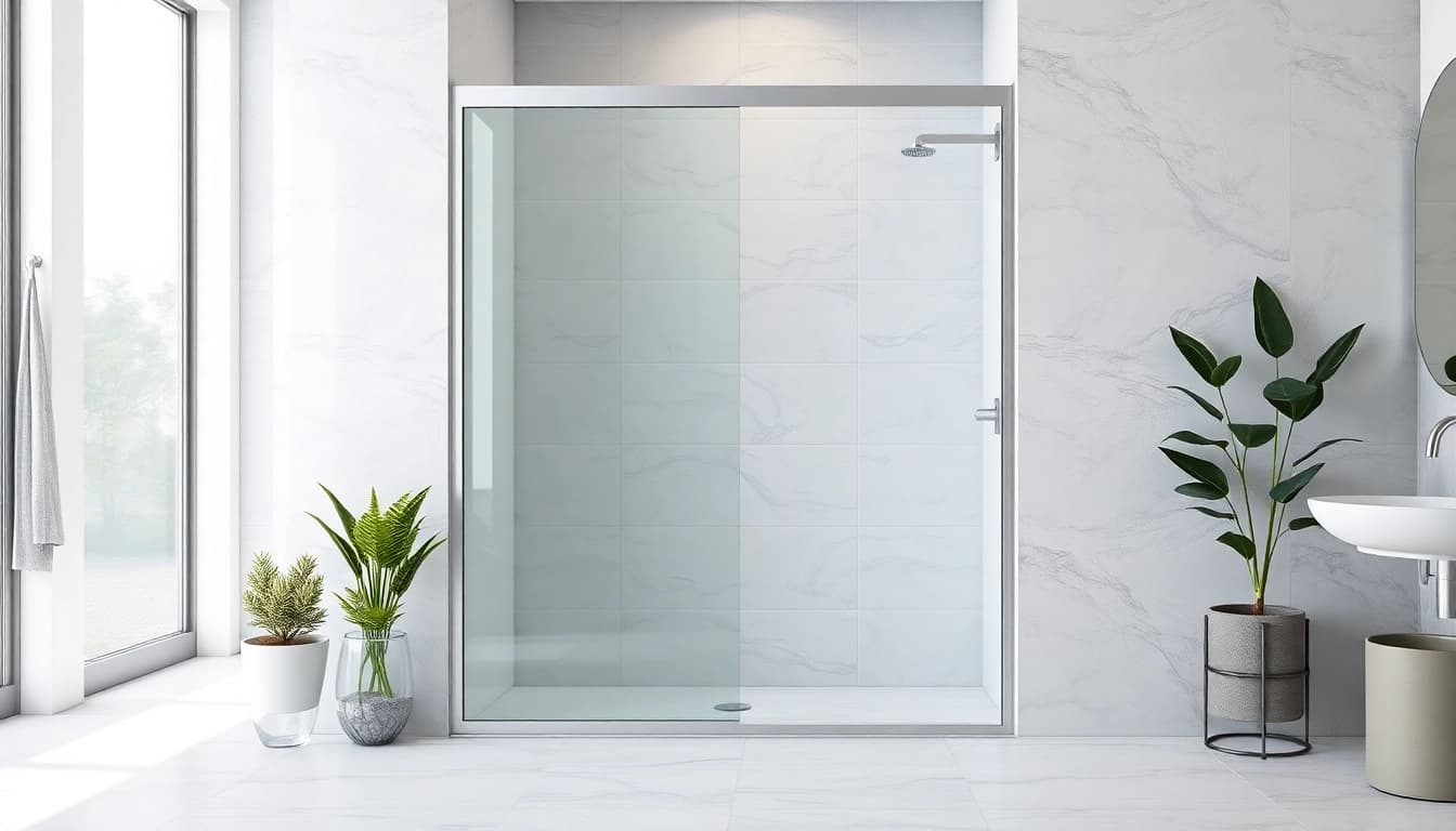 Elevate your space with a stylish shower screen sliding door that combines elegance and functionality.
