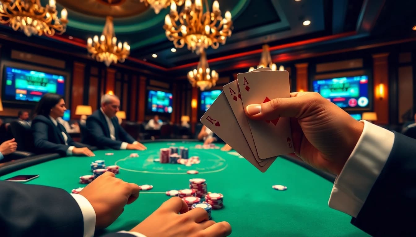 Experience high-stakes poker excitement at https://77ball.fun/ with a dynamic casino ambiance.