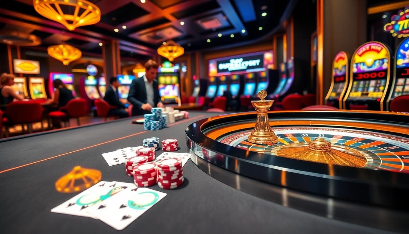Experience the excitement of gaming at 789club with vibrant casinos and poker tables.