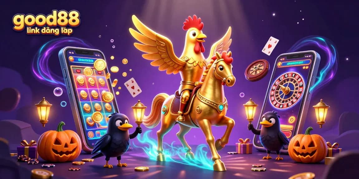 Experience thrilling gaming with good88 link đăng nhập in a vibrant casino scene filled with excitement.