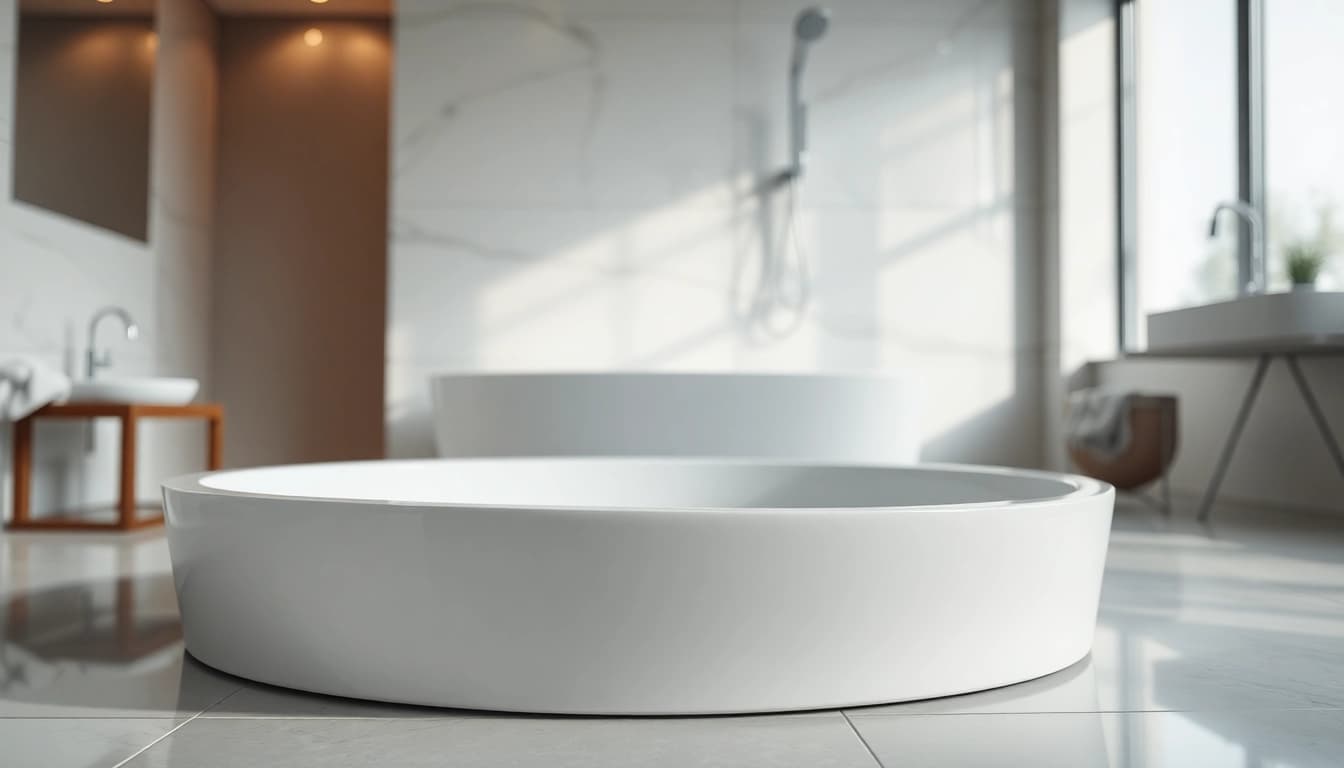 Explore an exquisite shower base shower that exemplifies elegance in modern bathroom design.