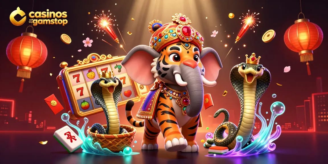 Experience thrilling gaming adventures at casinos not on gamstop with vibrant characters and elements.