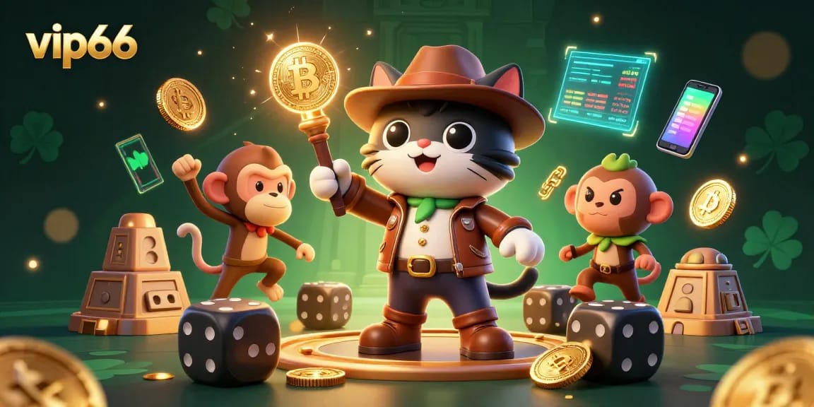 Experience thrilling adventures with vip66 as an archaeologist cat uncovers hidden treasures!
