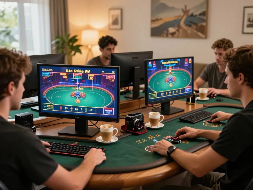 Players enjoy a thrilling gaming experience at hitclub cổng game, featuring engaging online gambling activities.