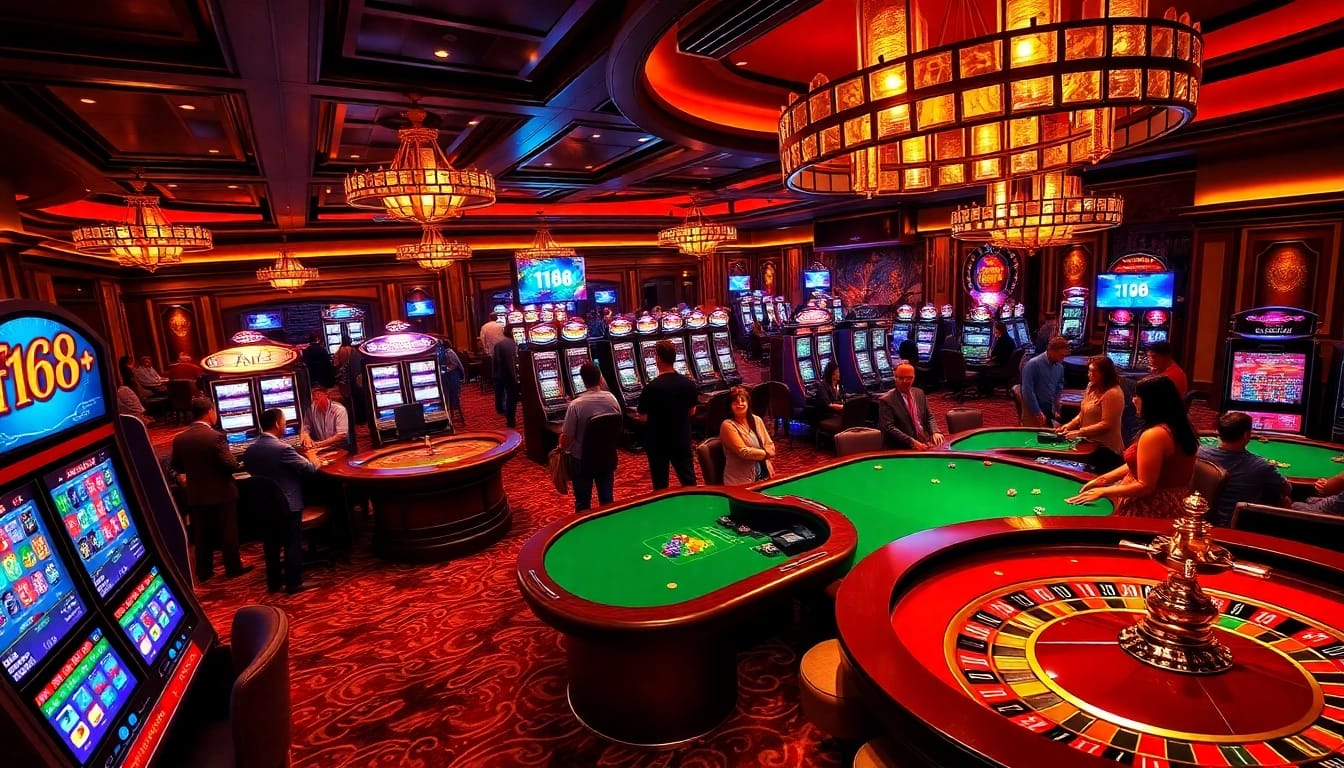 Experience thrilling gameplay at f168 with engaging slot machines and roulette tables.