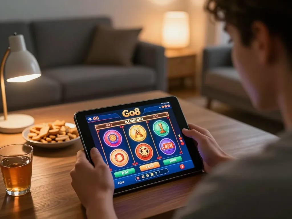 Engaging gameplay on Go8 app highlights exciting online casino action.