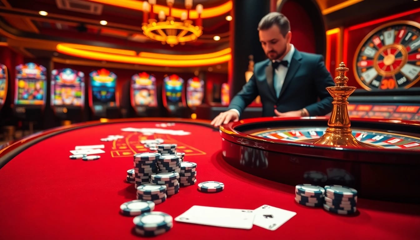 Players enjoying betting at https://mtr888.com/ with vibrant slot machines and an engaging atmosphere.