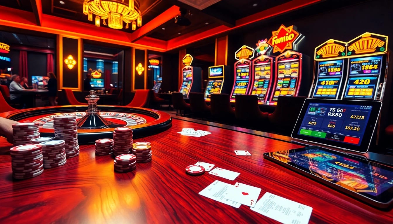 Engaging casino scene showcasing https://tg88.actor/ poker chips, strategic betting, and spinning roulette wheel