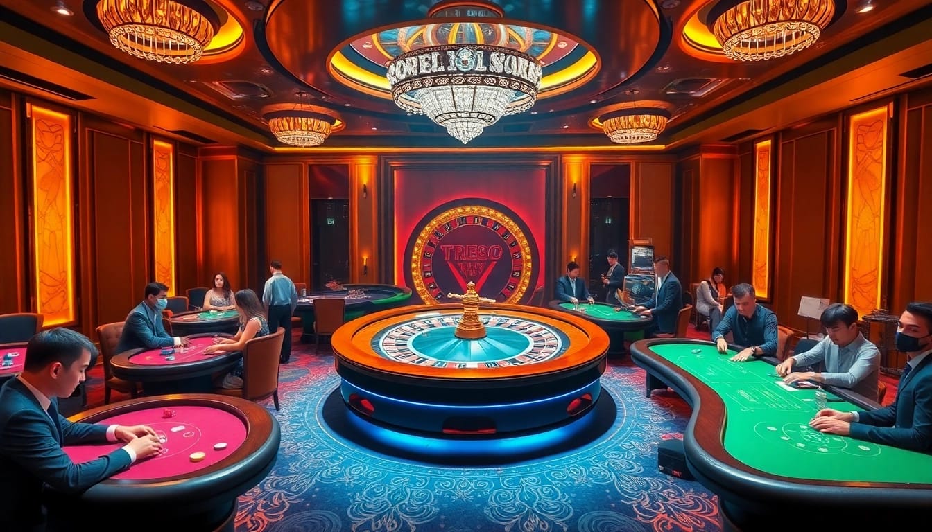 Experience the thrill of winning at tr88 casino with vibrant tables and engaging gameplay.