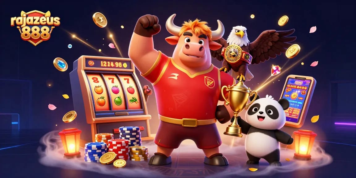 Experience the excitement of rajazeus 888 with vibrant slot games, jackpot counters, and winning strategies.
