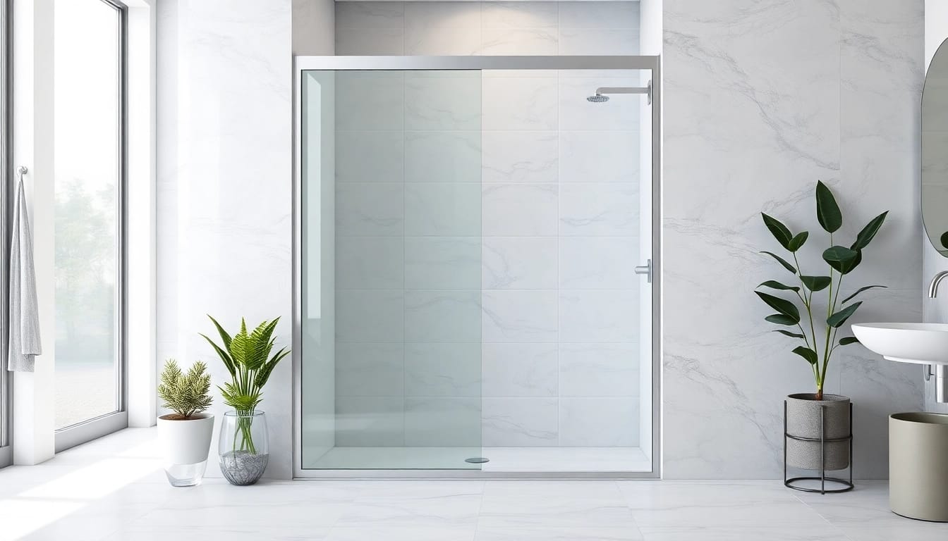 Elevate your space with a stylish shower screen sliding door that combines elegance and functionality.