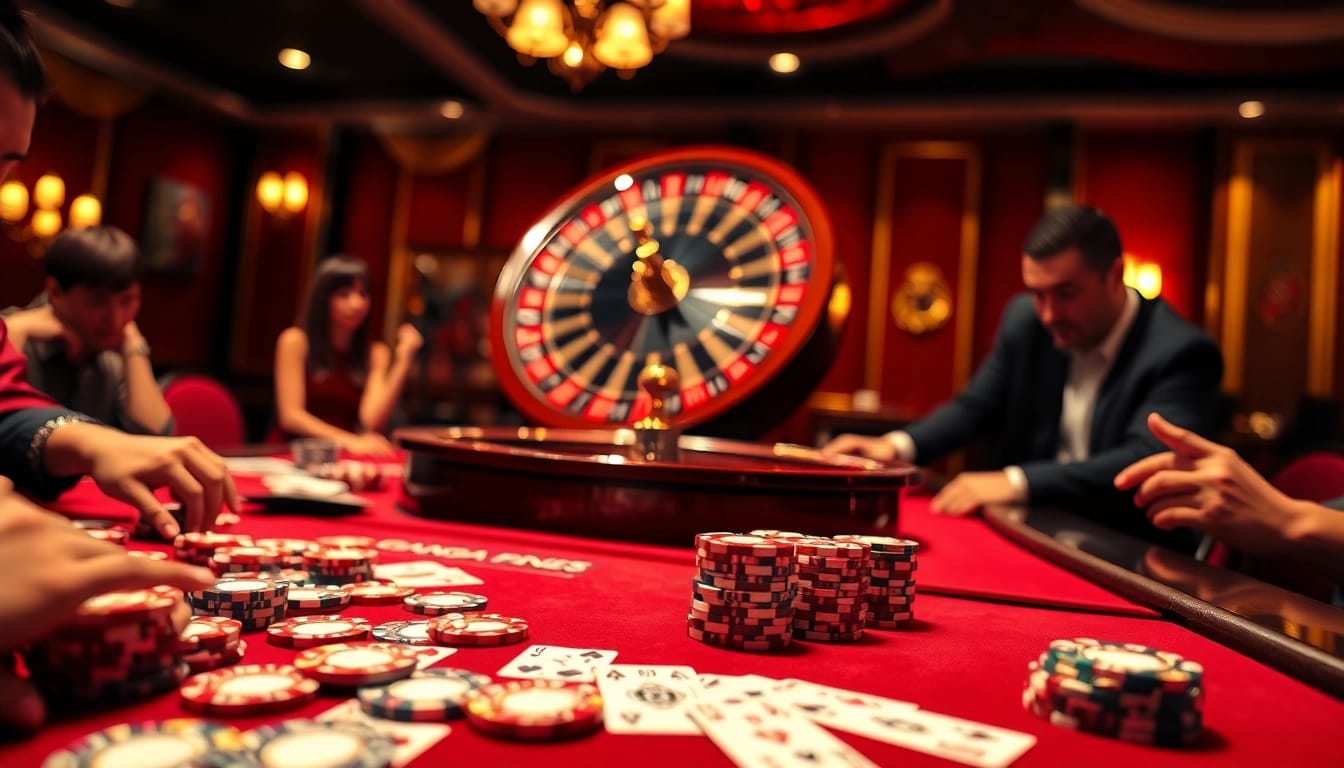 DAGA offers exciting poker and card games live at the casino table.