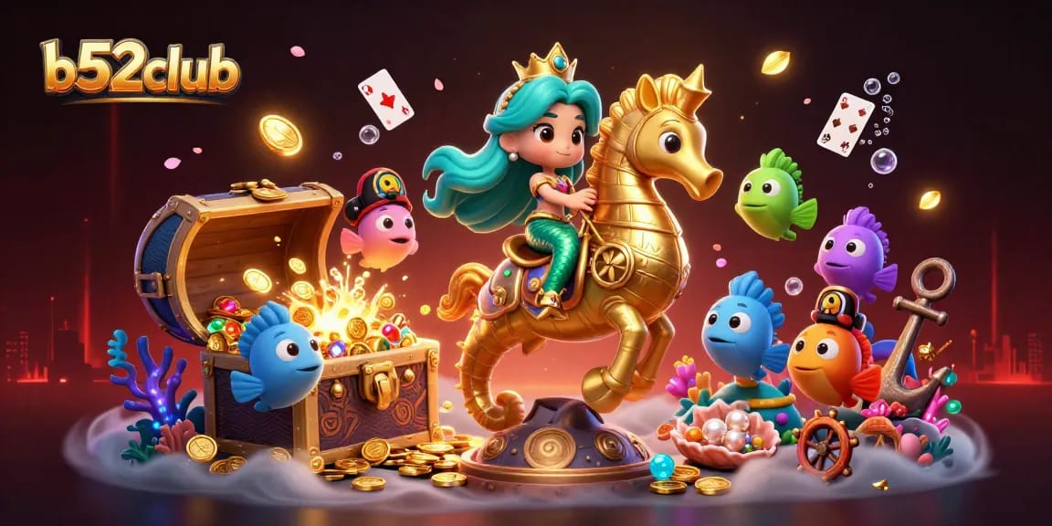 Experience thrilling wins at b52club with vibrant 3D casino illustration brimming with excitement.