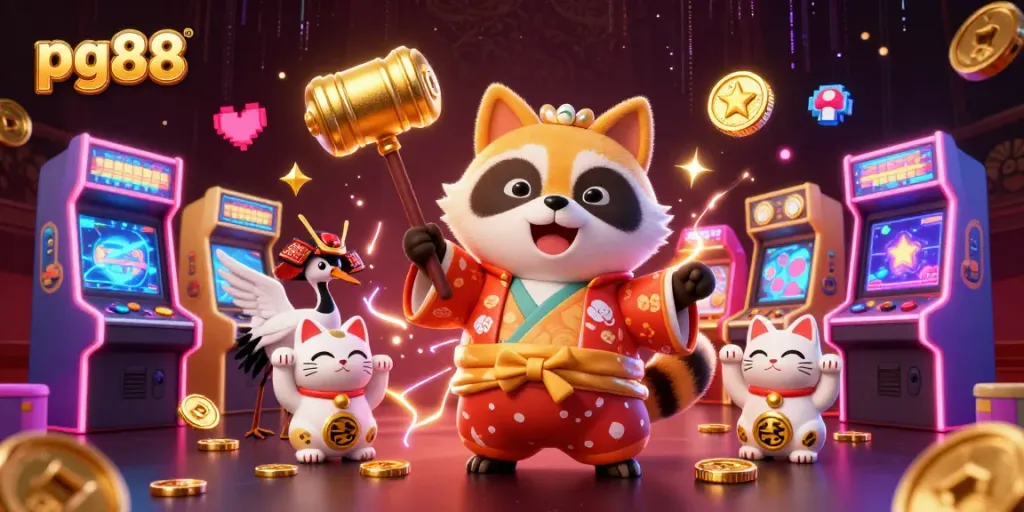 Engage with the pg88 online casino experience featuring vibrant characters, games, and exciting visuals.