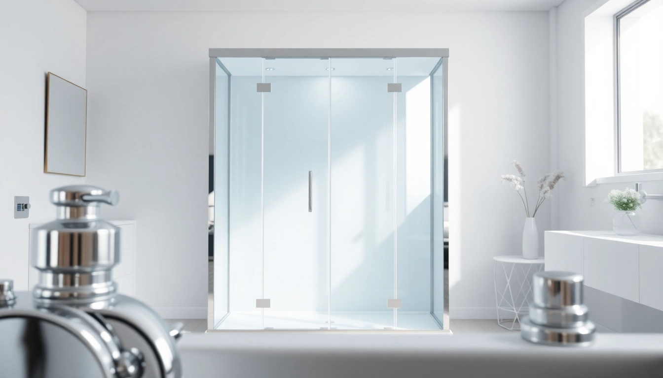 Erleben Sie die elegante sonni Duschkabine 90x90 in einem modernen Badezimmer, perfekt für entspannende Duscherlebnisse.