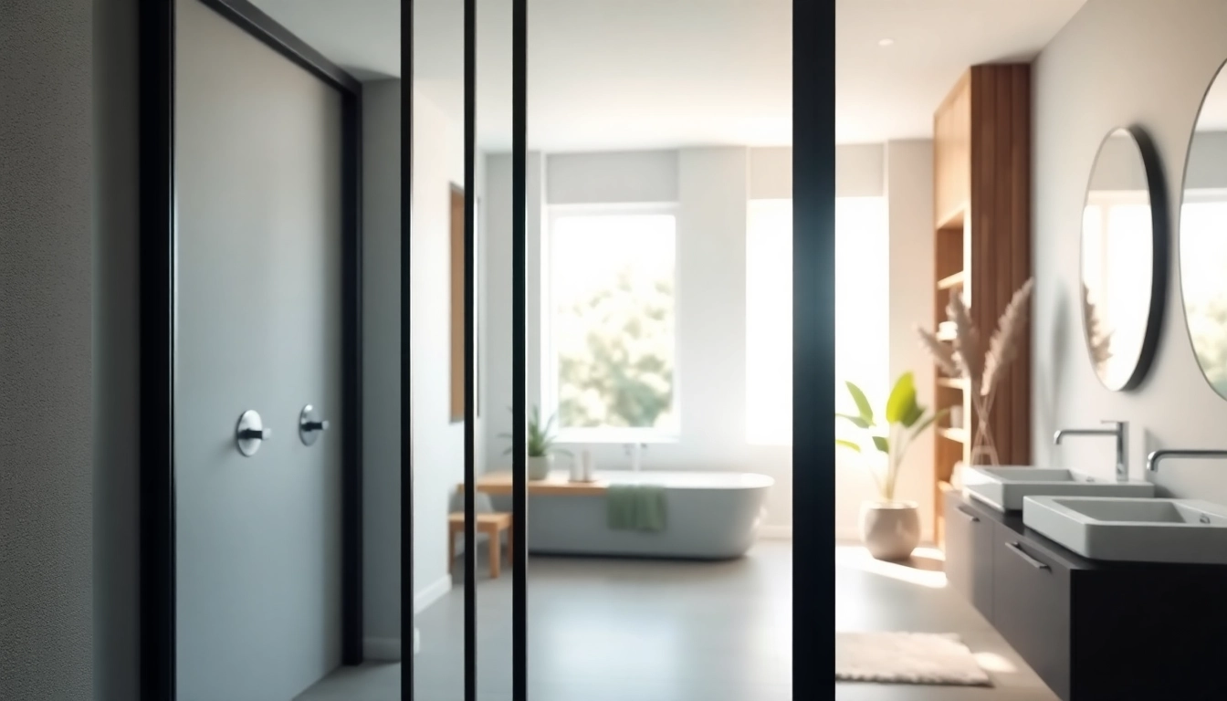 Experience stunning black frame shower doors that elevate your bathroom design with elegance and modernity.