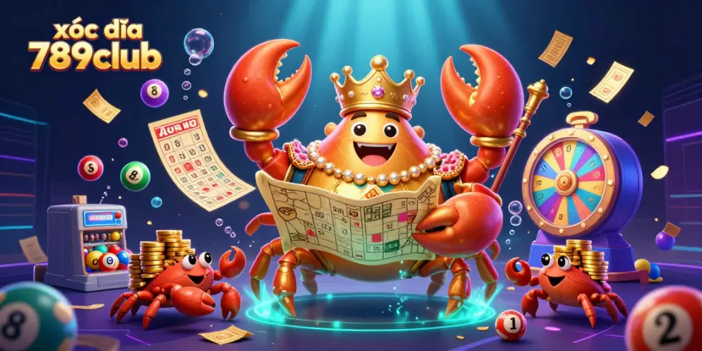 Experience thrilling gameplay at xóc đĩa 789club with vibrant casino elements and dynamic characters.