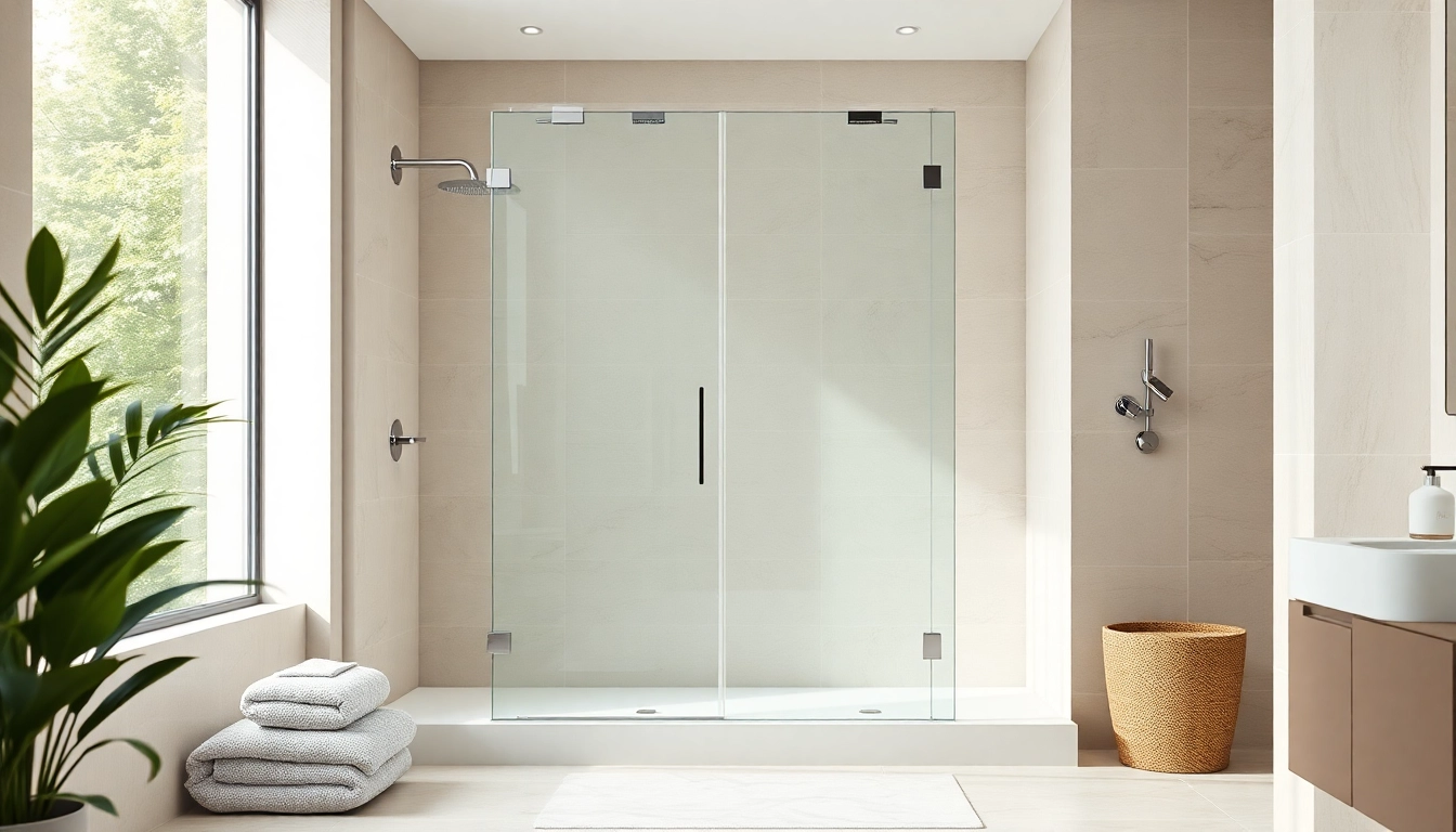 Elevate your bathroom with a stylish semi-frameless shower screen that offers elegance and functionality.