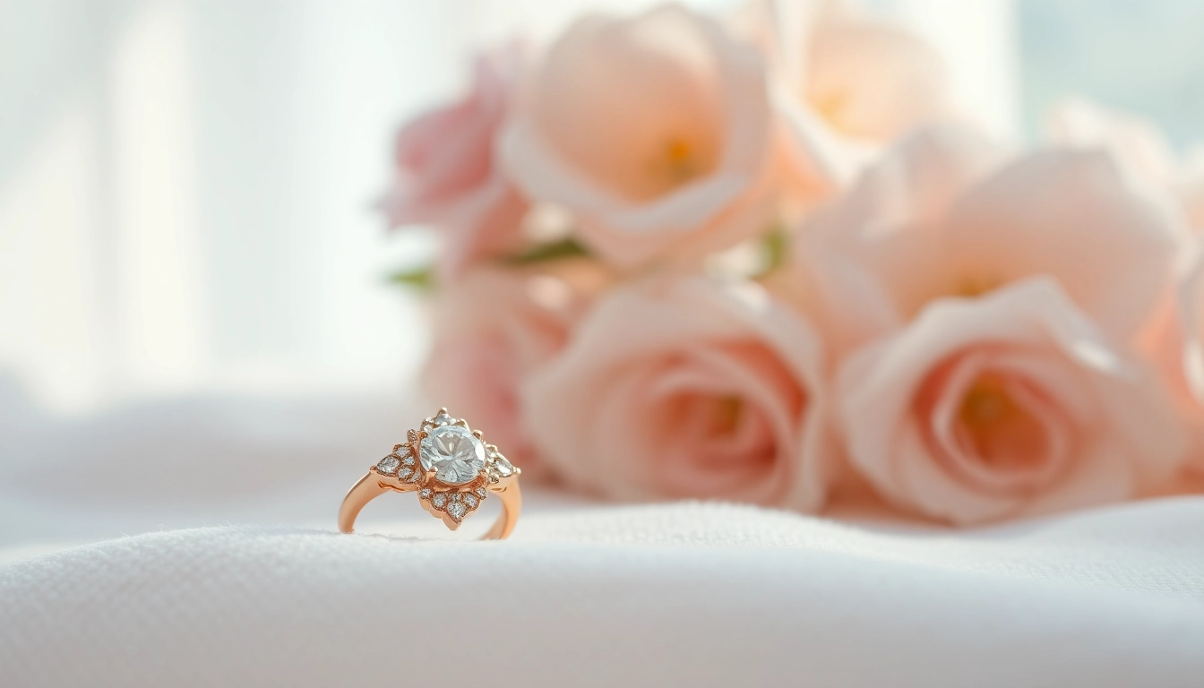 Celebrate love with Valentine’s proposal rings UK showcased in a romantic setting.