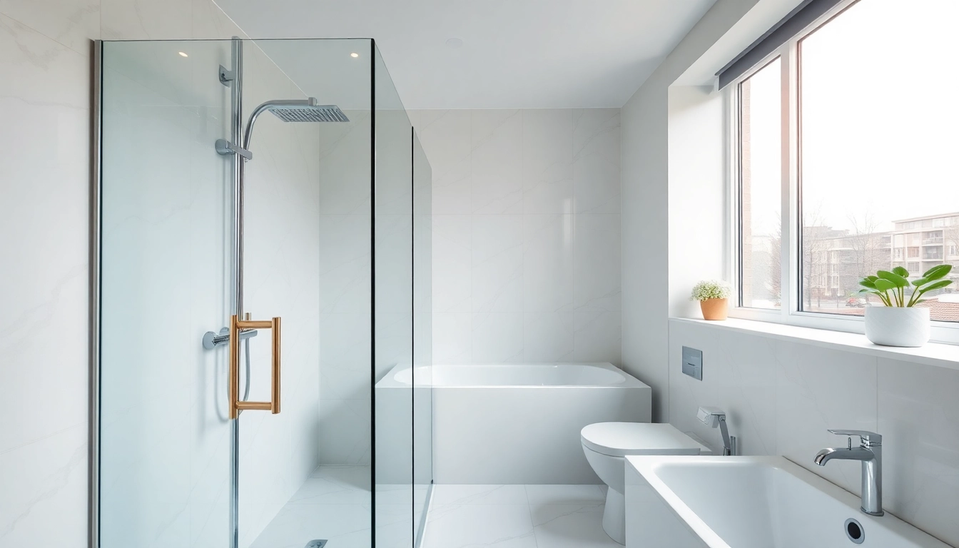 Transform your space with stunning bathroom renovations manchester featuring modern fixtures and designs.