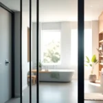 Experience stunning black frame shower doors that elevate your bathroom design with elegance and modernity.