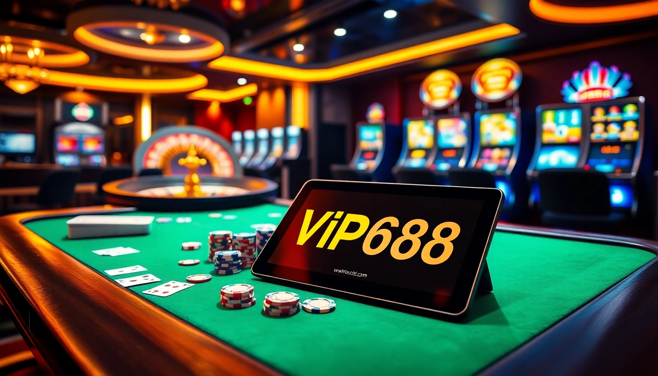 Experience the excitement of casino gaming with vip668 featuring vibrant tables and high-end slots.