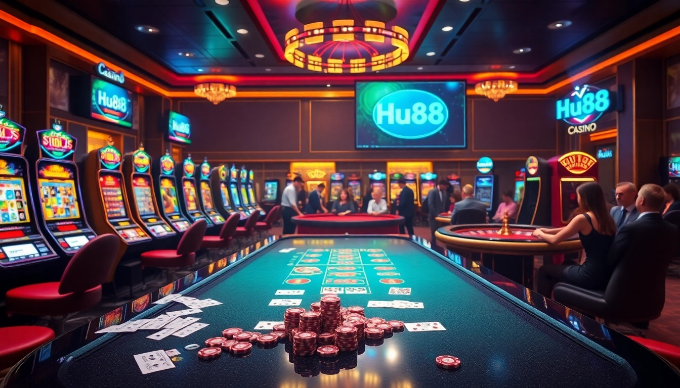 Experience excitement at https://hu88u.com/ with live casino tables, vibrant slot machines, and engaging gameplay.