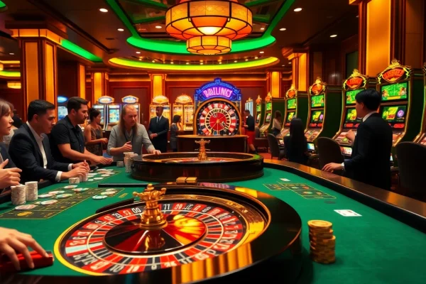 Experience thrilling casino action at https://u888hv.com/ with players enjoying diverse games.