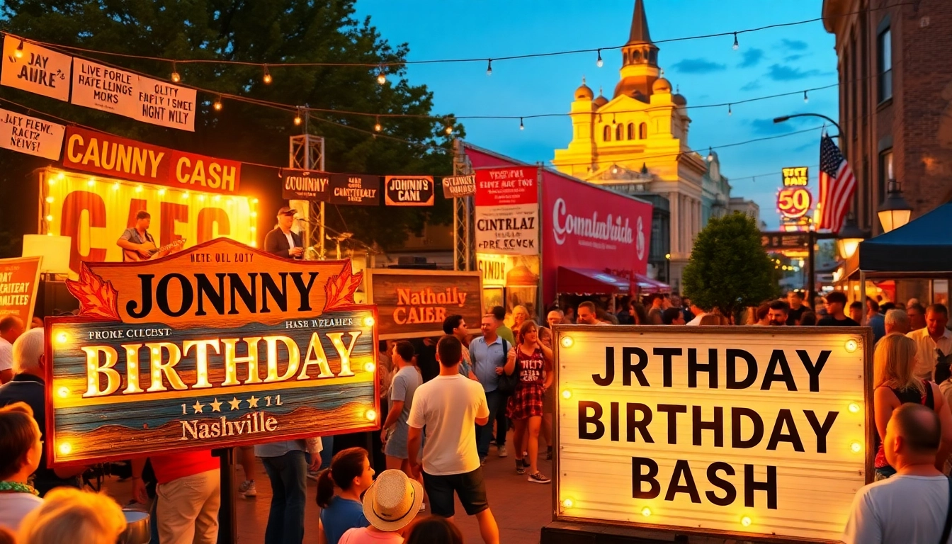Celebrate at the Johnny Cash birthday bash with vibrant festivities reflecting the charm of johnnycashbirthday.com.