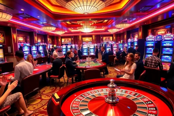 Players enjoying the thrill of uu88 casino games at a lively roulette table.