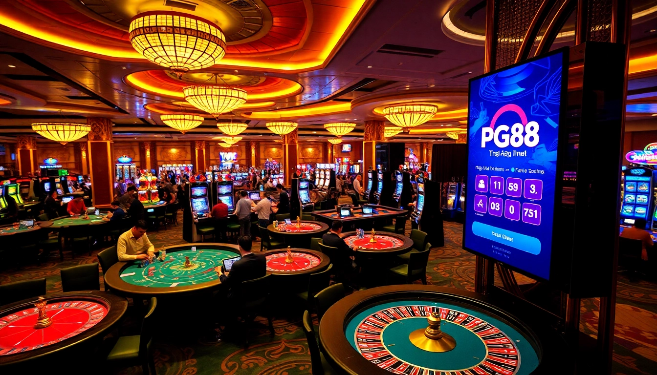 Tải App PG88 brings excitement as players engage in vibrant casino games, enhancing their gambling experience.