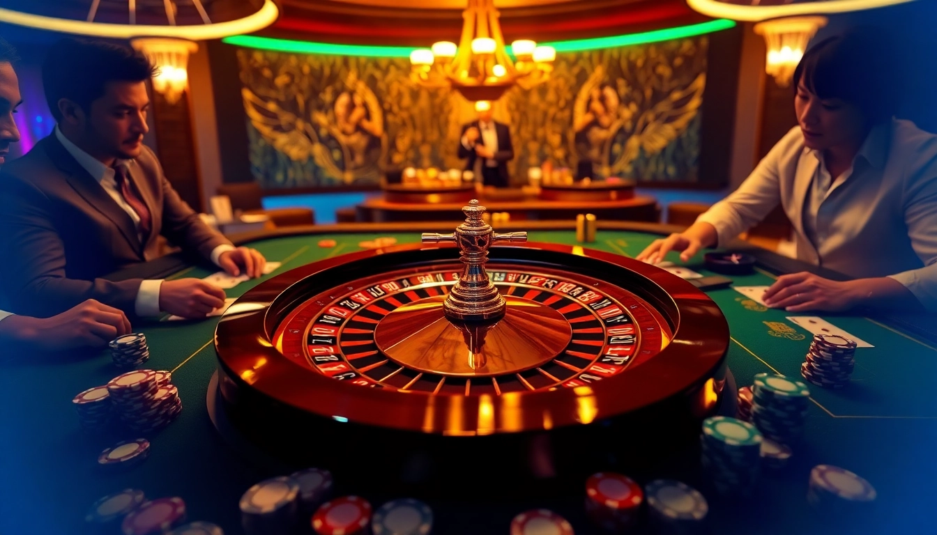 Winning big at the casino with the link vào ww88 on an elegant poker table surrounded by chips
