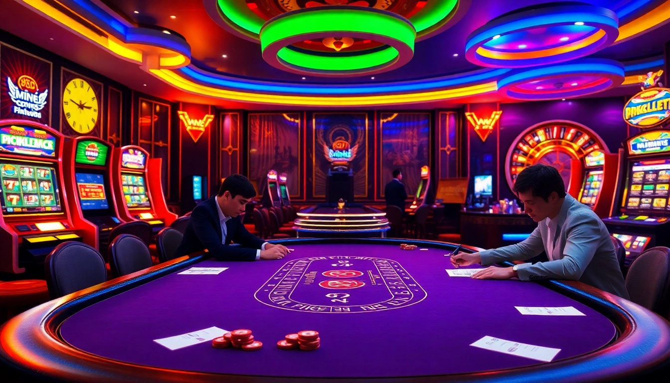 Experience thrilling gambling at NK88 with exciting poker games and vibrant casino visuals.