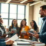 Learn how to find my perfect career with expert guidance in a vibrant workspace.