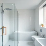 Transform your space with stunning bathroom renovations manchester featuring modern fixtures and designs.