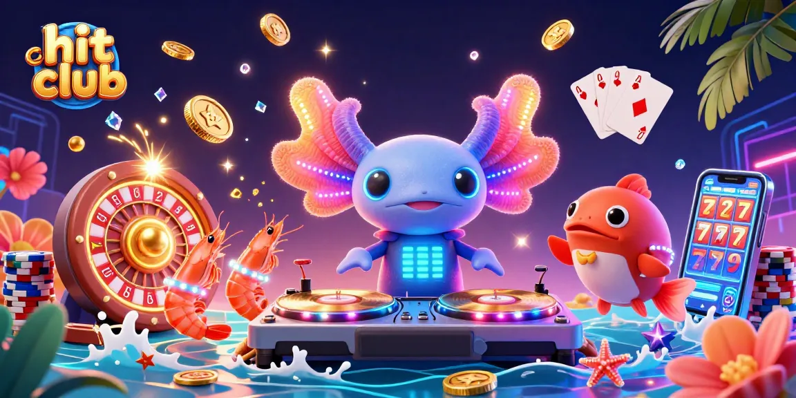 Experience the thrill of hit club gameplay with dynamic characters and vibrant casino elements.