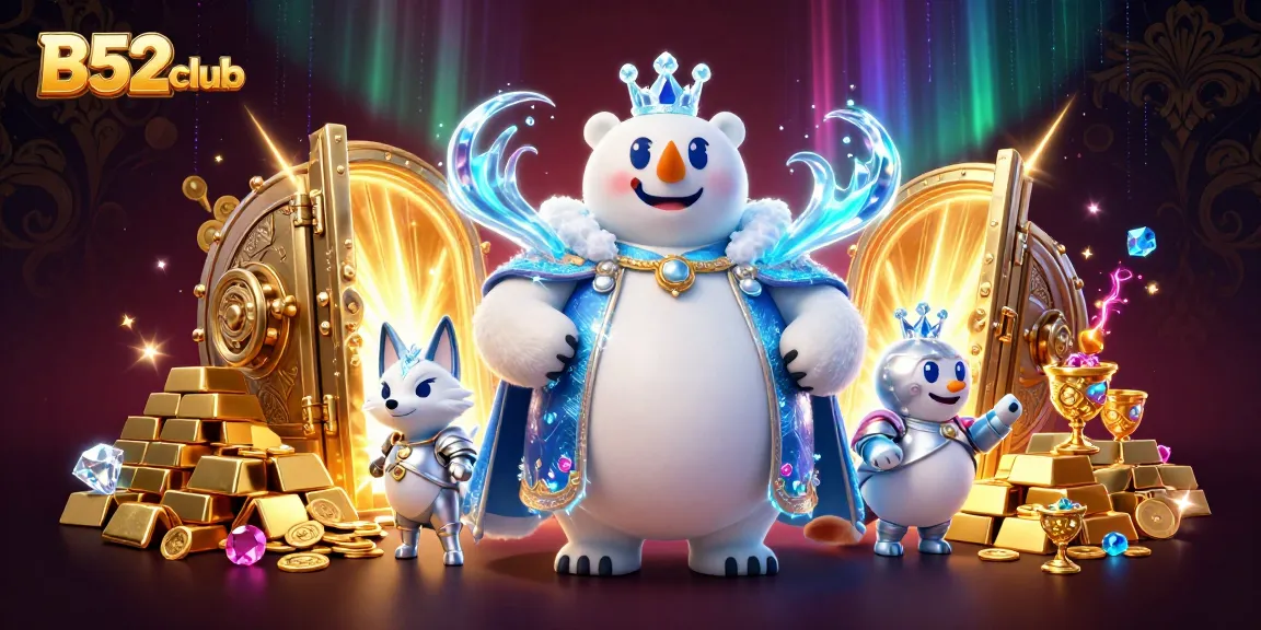 B52club invites players to engage in thrilling casino gaming with captivating characters and dynamic treasures.