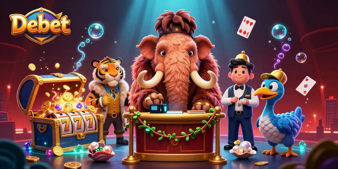 Experience thrilling gameplay at Debet with vibrant casino action and iconic characters.